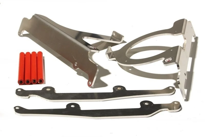 Protectores de radiador aluminio rojo AXP Beta RR -