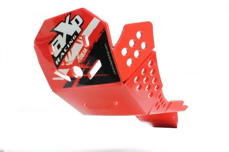 Cubrecárter AXP Enduro Xtrem rojo Honda CRF250/450R/RX - Imagen 2
