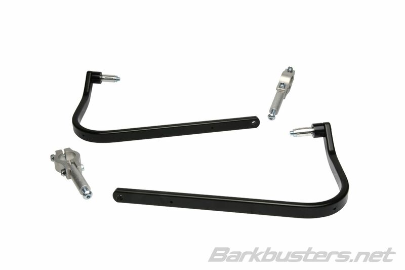 Soportes de aluminio Barkbusters Fijación de doble anclaje Color negro - Imagen 2
