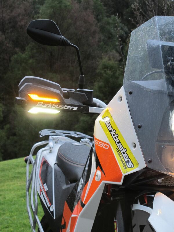 Kit luces de posición LED luz blanca, paramanos Barkbusters VPS,STORM - Imagen 3