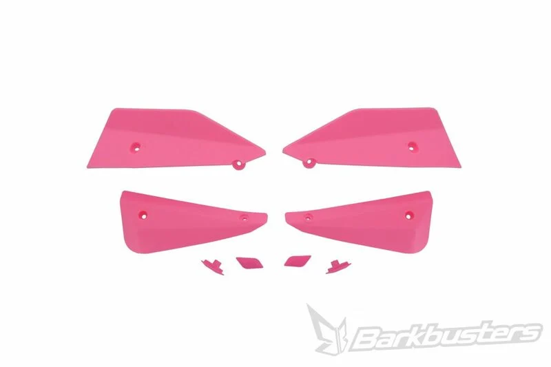 Kit de deflectores y conectores Barkbusters SABRE Color rosa - Plásticos y Protecciones