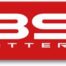 Adhesivo BS BATTERY rojo tamaño pequeño- 50 unidades -