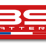 Pegatina BS Battery bandera 300x131mm -
