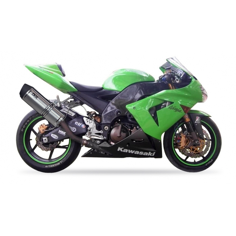 Silenciador IXIL Hexoval Xtrem acero inoxidable / aluminio negro - OK7297VSE - Imagen 2