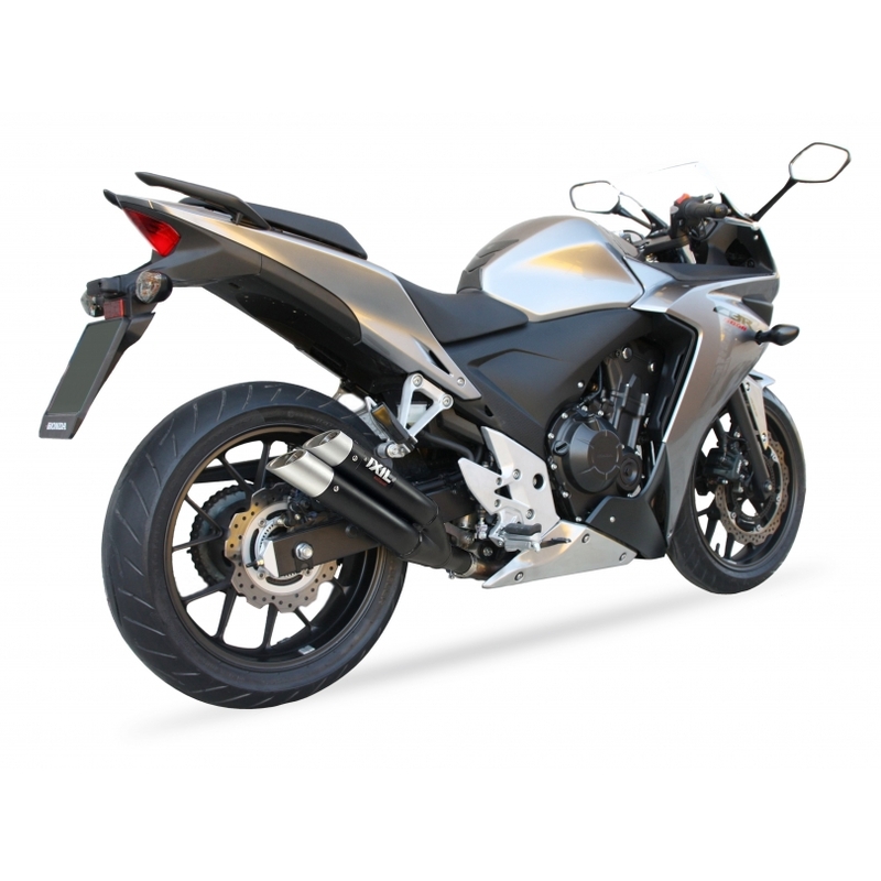 Silenciador IXIL Dual Hyperlow L3XB acero inoxidable negro / aluminio - XH6333XB - Imagen 3