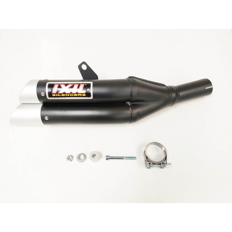 Silenciador IXIL Dual Hyperlow L3XB acero inoxidable negro / aluminio - XH6333XB - Imagen 4