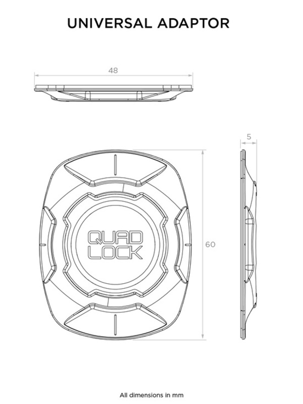 Adaptador universal QUAD LOCK - Imagen 2