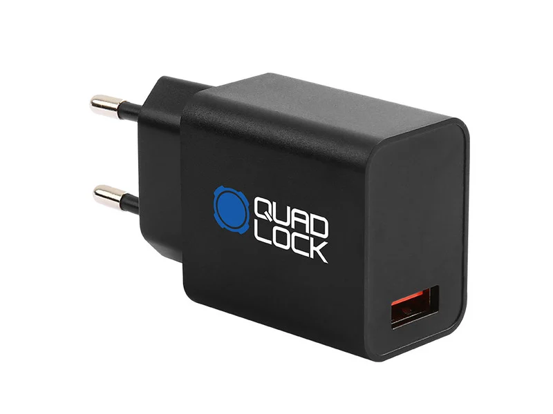 Adaptador de corriente Quad Lock USB-A de 18 W (enchufe UE) -