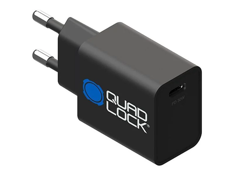 Adaptador de corriente Quad Lock USB-C de 30 W (enchufe UE) -