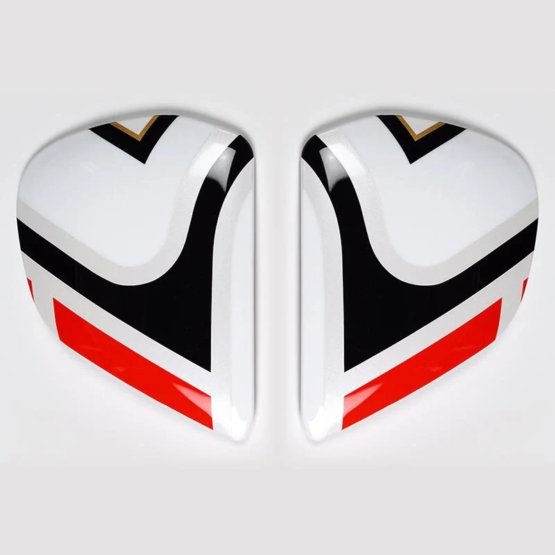 Cubiertas laterales ARAI EDWARDS LEGEND Blanco (Compatible sistema VAS-V) -