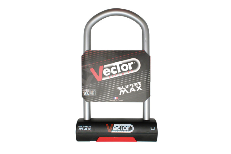 Candado en U VECTOR SuperMax L1 - Ø16mm / 125x250mm - Certificado SRA / ART / NF-FFMC - Imagen 3