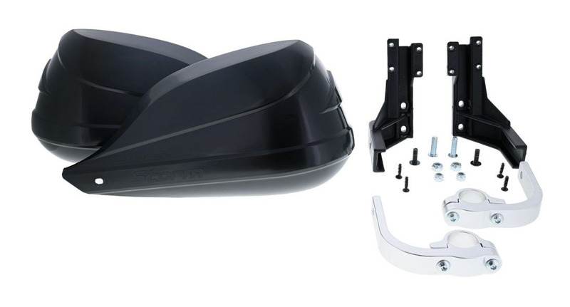 Kit de paramanos BARKBUSTERS Storm Ø22 universal - Negro - Imagen 4