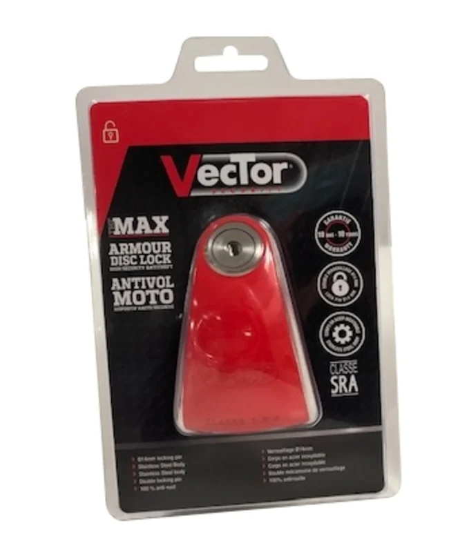 Candado de disco VECTOR The Max Armour - Ø14mm - Certificado SRA - Imagen 3
