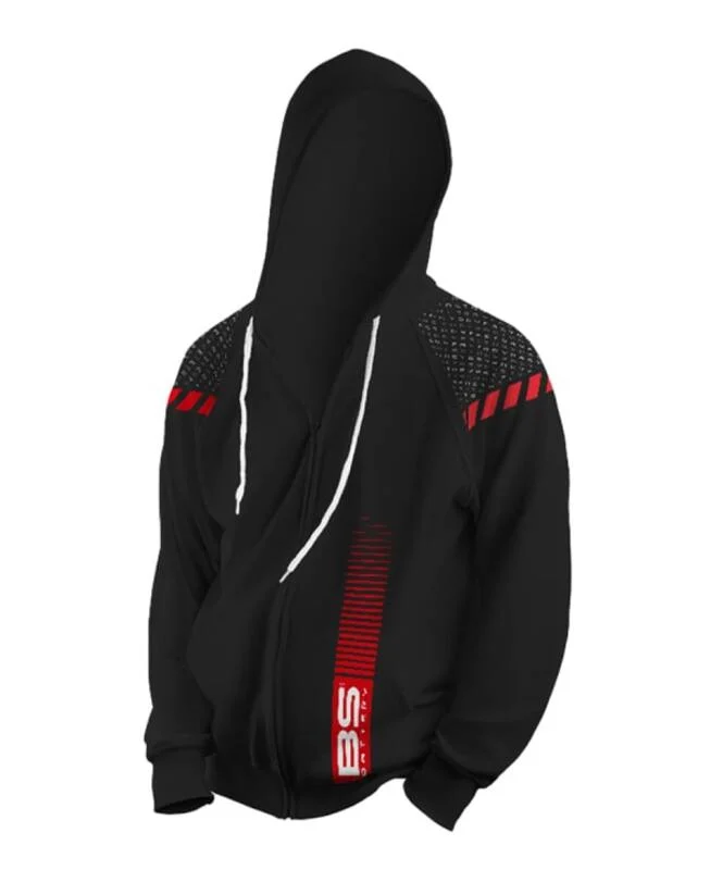 Sudadera BS BATTERY Bs Factory - Negro talla S -