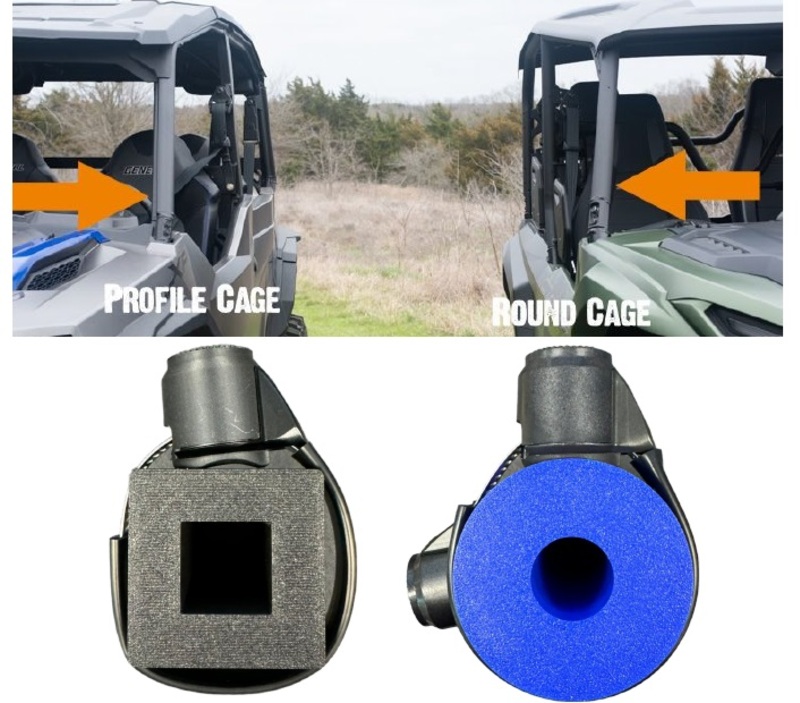 Soporte de abrazadera QUAD LOCK 360 para barras y jaulas de seguridad Ø32-60mmØ - Imagen 4
