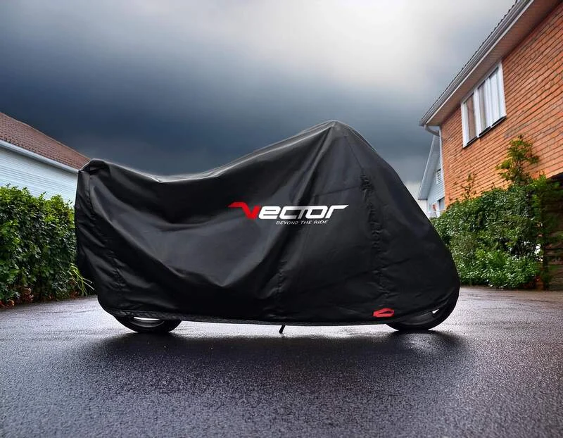 Funda de moto para interior/exterior VECTOR H2O para Moto/Scooter - Negro - M -