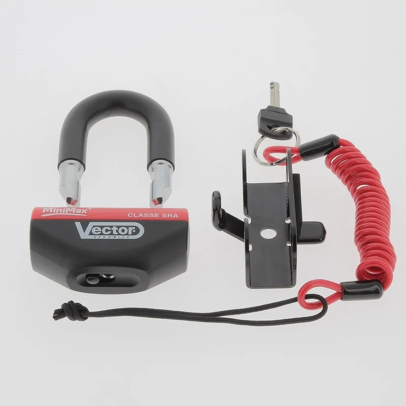 Kit antirrobo VECTOR Candado MiniMax+ Ø16mm + Cadena Ø13mm / 1,3m - Imagen 3
