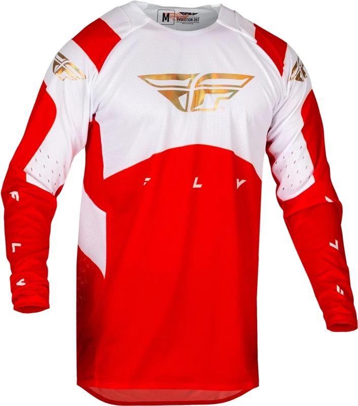 Camiseta FLY RACING Evolution DST L.E. Podium - Rojo / Blanco / Iridium Red -