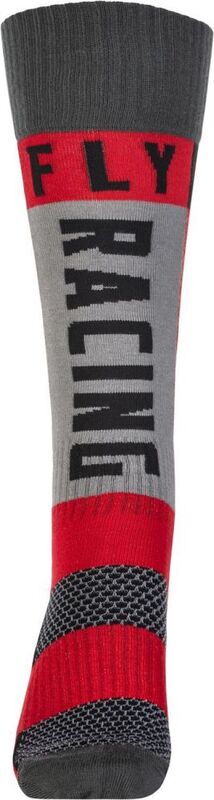 Calcetines FLY RACING MX (gruesos) - Rojo / Gris - Imagen 2