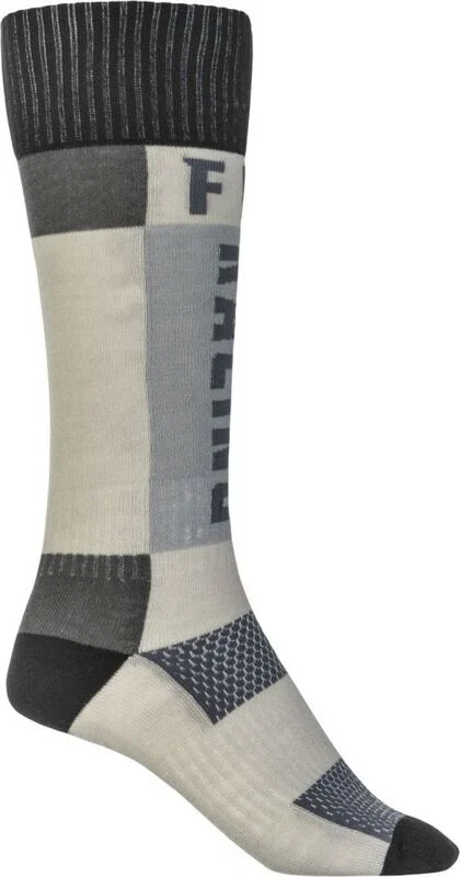 Calcetines infantiles FLY RACING MX (gruesos) - Gris / Negro -