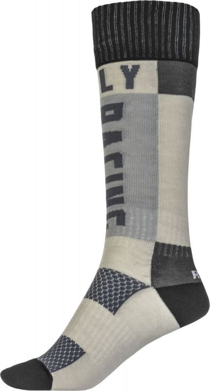 Calcetines infantiles FLY RACING MX (gruesos) - Gris / Negro - Imagen 3