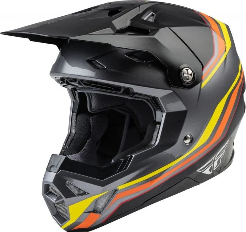 FLY RACING Formula CP S.E. Speeder Helmet Black/Yellow/Red XL -