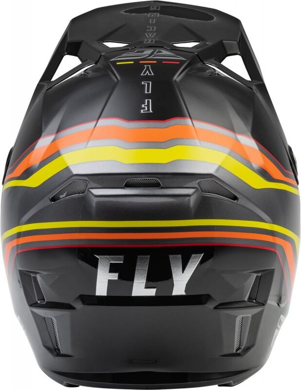 FLY RACING Formula CP S.E. Speeder Helmet Black/Yellow/Red XL - Imagen 2