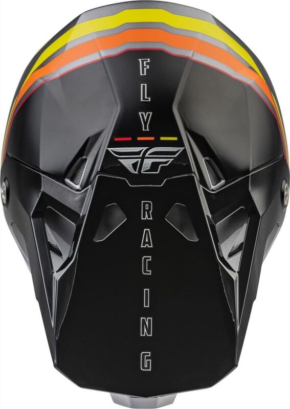 FLY RACING Formula CP S.E. Speeder Helmet Black/Yellow/Red XL - Imagen 3
