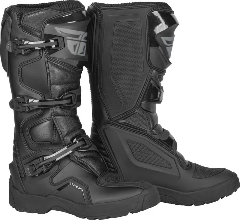 FLY RACING Maverik Enduro Boots Black Sz 12 -
