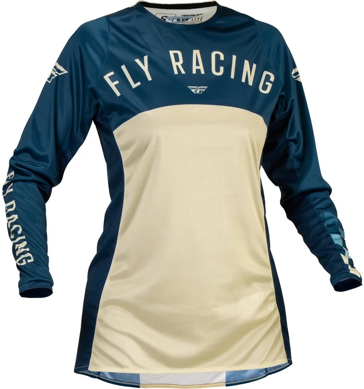 Camiseta mujer FLY RACING Lite - Navy / Marfil -