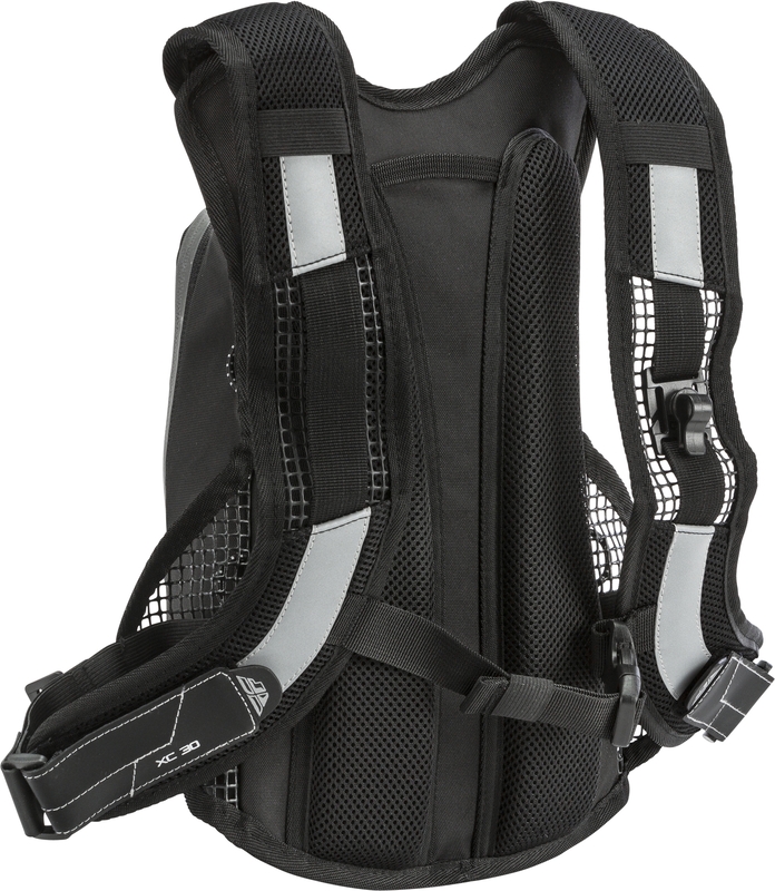 Mochila FLY RACING XC 30 Hydro Pack + Bolsa de hidratación 1L - Negro - Imagen 2