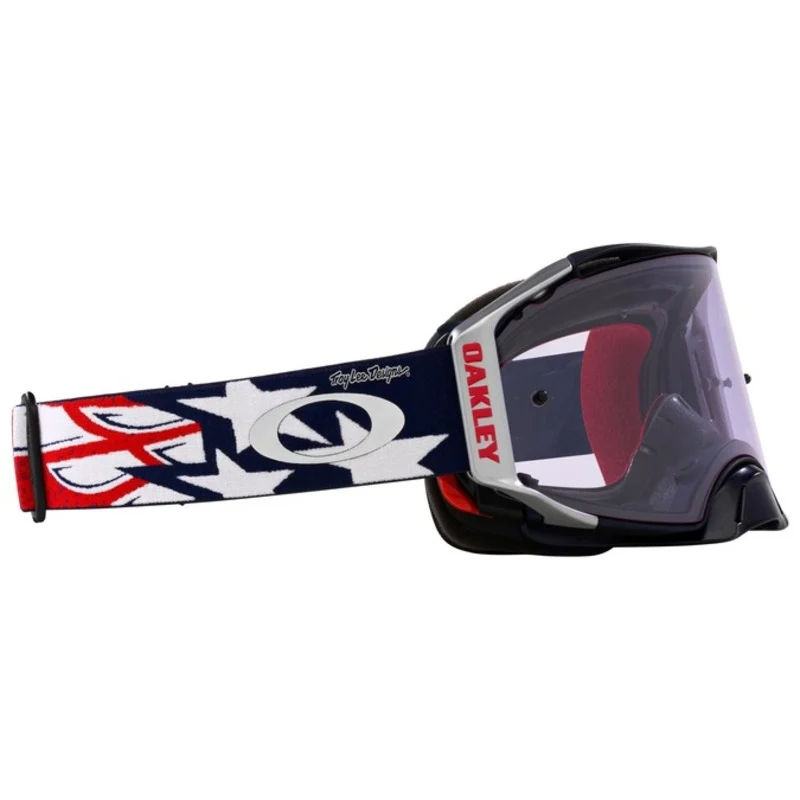 Gafas OAKLEY Airbrake MX TLD Red White Blue Wings - Lente Prizm MX Low Light Gafas OAKLEY Airbrake MX TLD Red White Blue Wings - Lente Prizm MX Low Light - Imagen 4