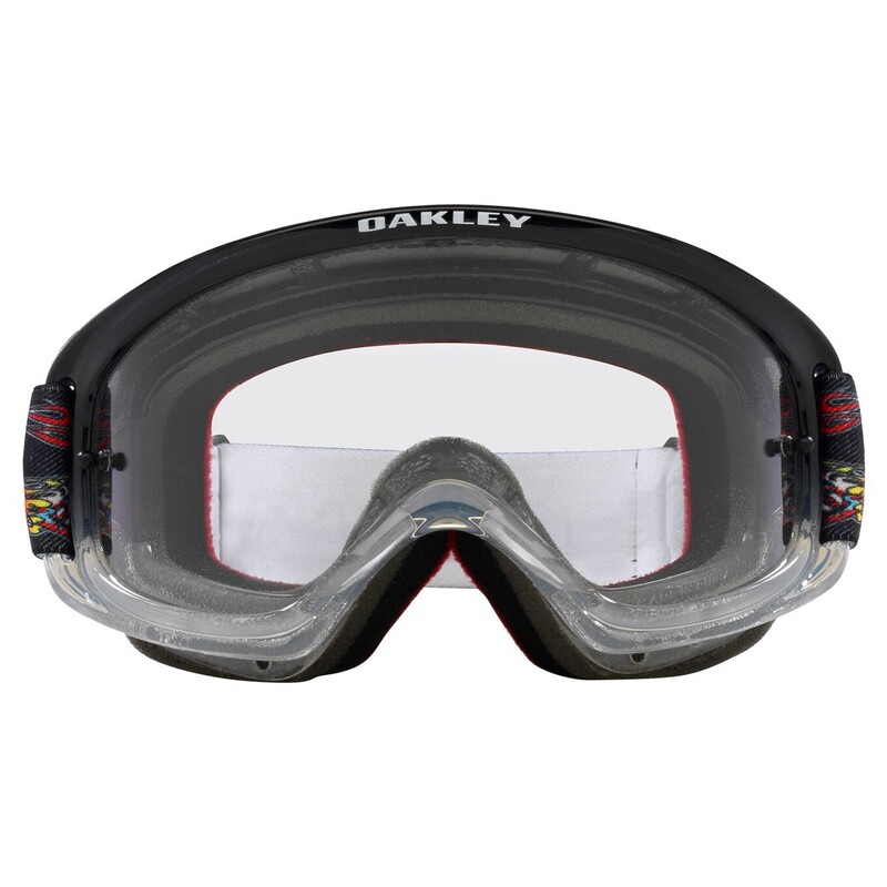 Gafas OAKLEY XS O-Frame 2.0 PRO MX - Troy Lee Designs Series EYEBALLS BLACK Clear - Imagen 3