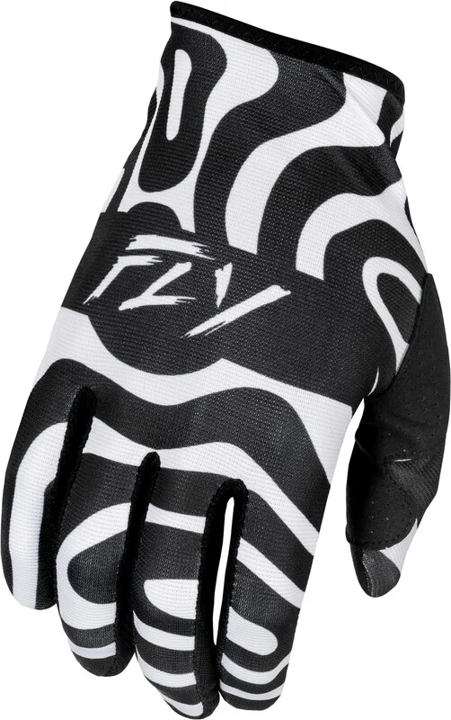 Guantes FLY RACING Lite L.E. Abyss - Blanco / Negro - Guantes