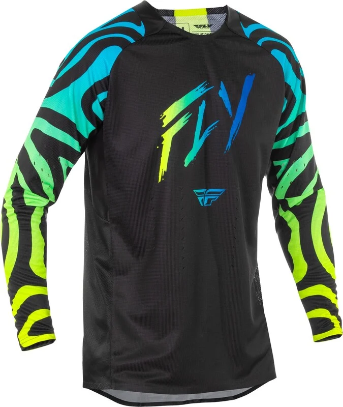 Camiseta FLY RACING Evolution DST S.E. Zen - Negro / Azul / Hi-Vis -