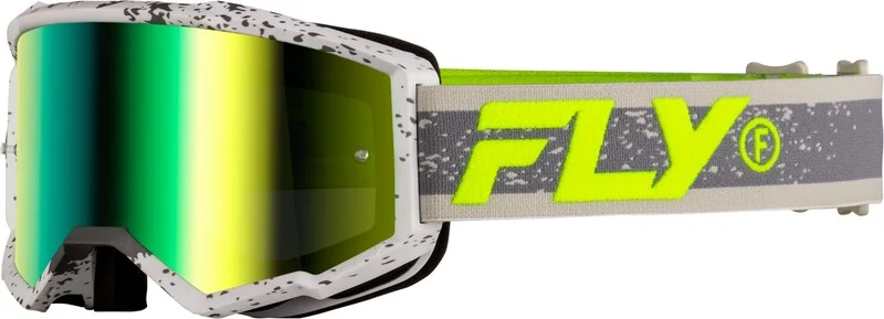 Gafas FLY RACING Zone - Negro / Negro - Lente Sky Blue / Ahumado -