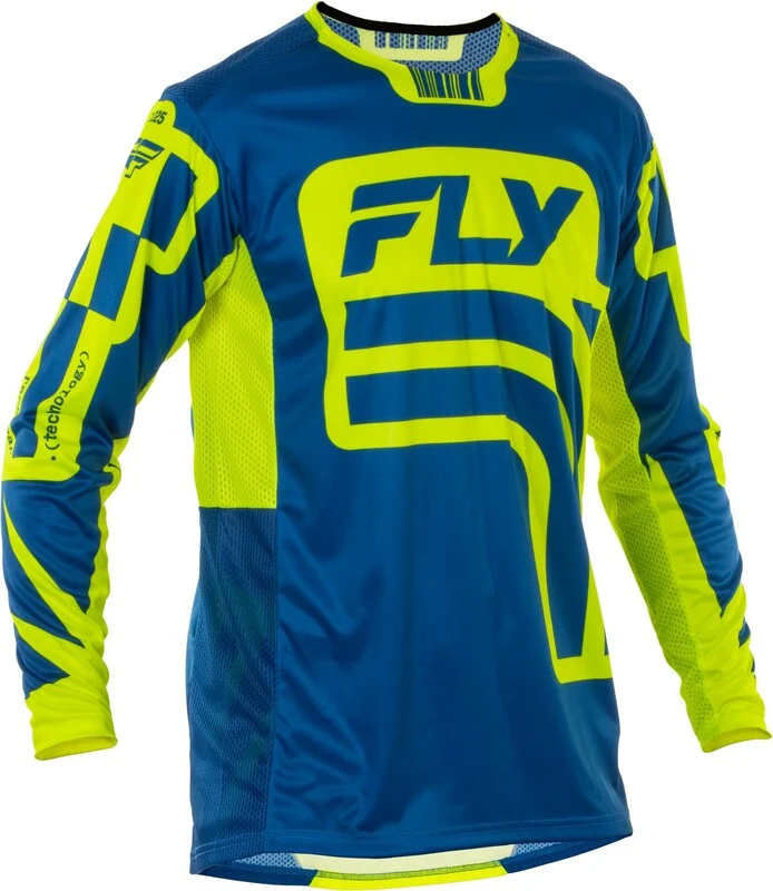 Camiseta FLY RACING Lite L.E. Lancer - Navy / Hi-Vis -