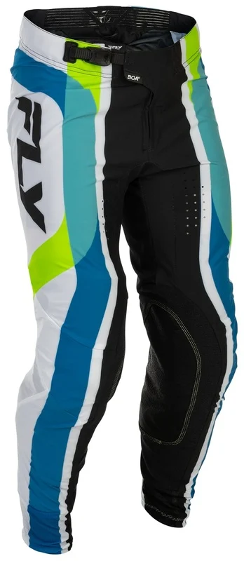 Pantalón FLY RACING Lite Current L.E. - blanco/Lime/azul -