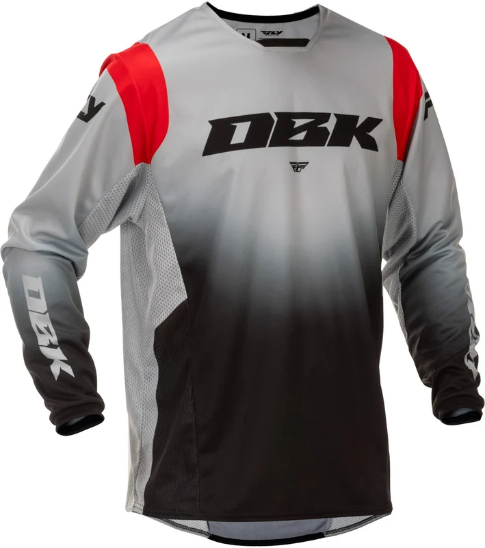 Camiseta FLY RACING Kinetic DBK Special Edition - gris/negro/rojo -