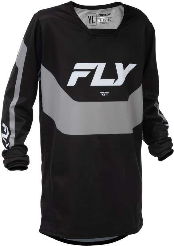 Camiseta infantil FLY RACING Kinetic - negro/gris -