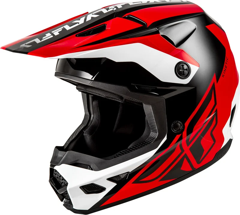 Casco FLY RACING Kinetic Crest - gris/negro/azul -