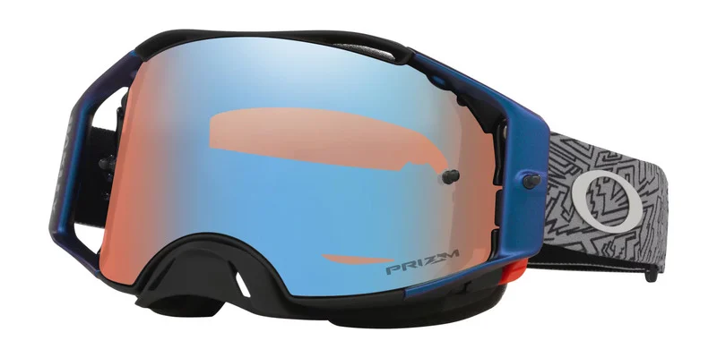 Gafas OAKLEY Airbrake MX - Red Motion Lente Prizm MX Torch Iridium -