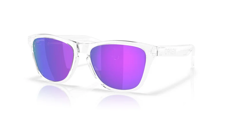 Gafas de Sol OAKLEY Frogskins S Polished Clear - Lentes Prizm Violet -