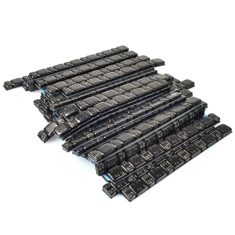 Contrapesos adhesivos para llanta Bike Lift negros (caja de 50 tiras de 45 g) Contrapesos adhesivos para llanta Bike Lift negros (caja de 50 tiras de 45 g) -