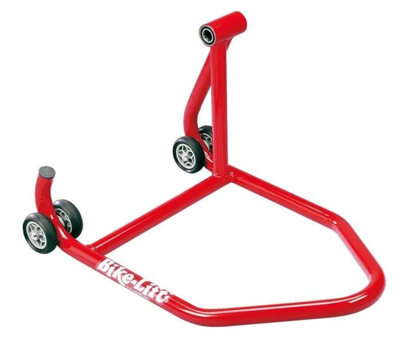 Caballete trasero para basculantes monobrazo BIKE LIFT derecho rojo - RS-16/R -