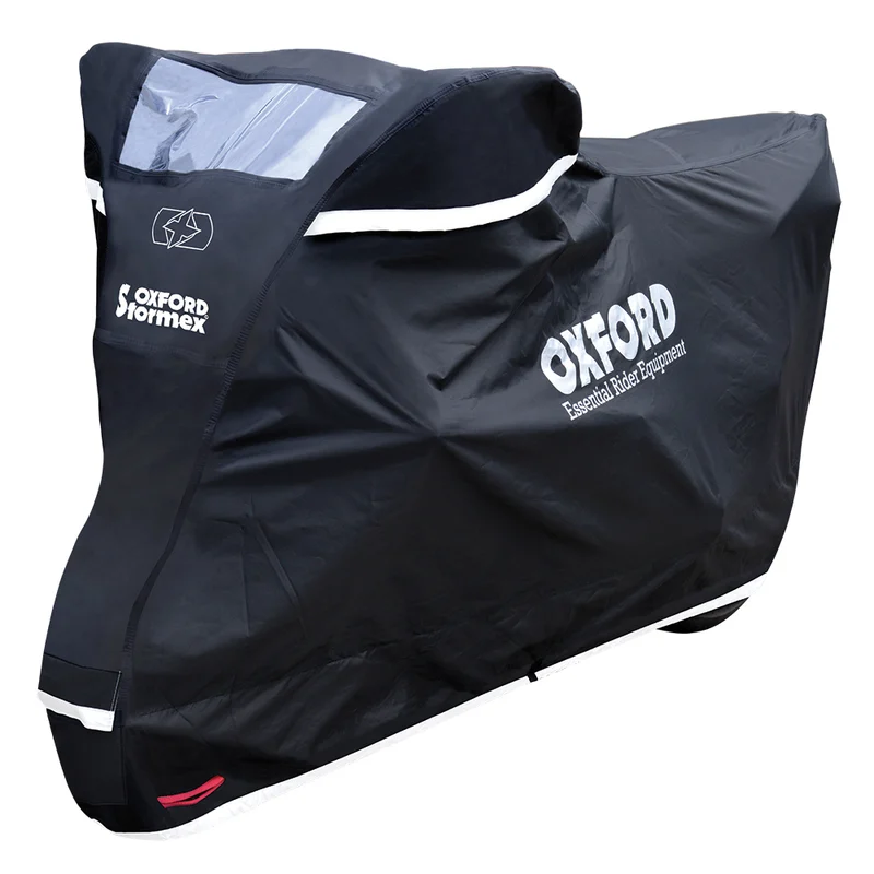 Funda de moto para exterior OXFORD Stormex - Moto / Scooter - Negro - L -