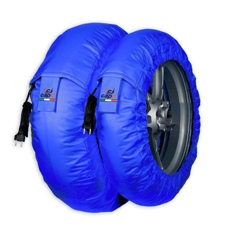 Calentadores Capit Suprema Spina Moto3 Azul (Del.90/17""-Tra.120/16-17"") -