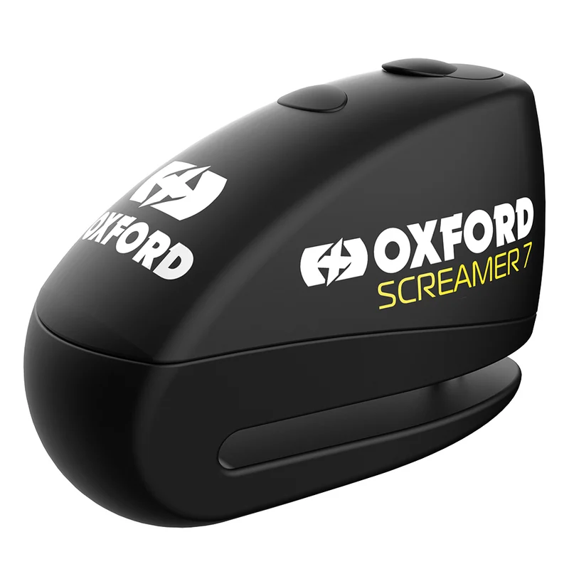 Candado de disco OXFORD Screamer 7 - Ø7mm negro - Piezas y Accesorios Moto