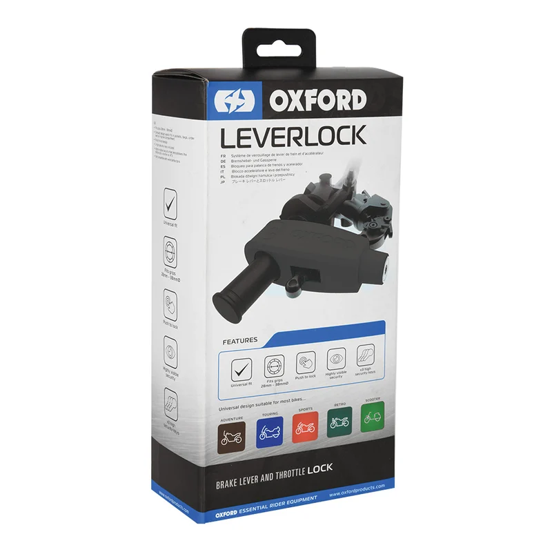 Cerradura de palanca Oxford - Negro Cerradura de palanca Oxford - Negro - Imagen 4
