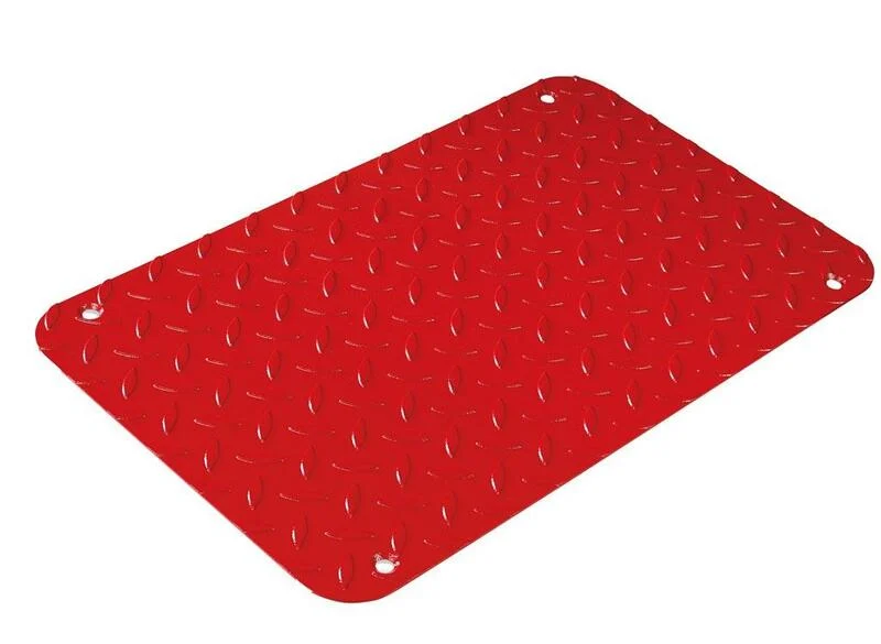 Placa antideslizante BIKE LIFT 550x340mm rojo -